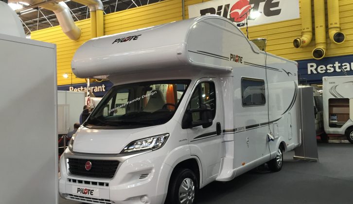Pilote presented its new C700 Essentiel at the NEC, fresh from the brand's success at our Motorhome of the Year Awards