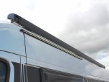 Full-length ‘strip’ LED light and wind-out awning are cost options on many similarly priced ’vans but are standard here