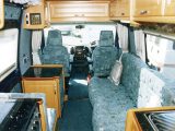 Timberland campers had hand-built cabinetwork and sumptuous soft furnishings