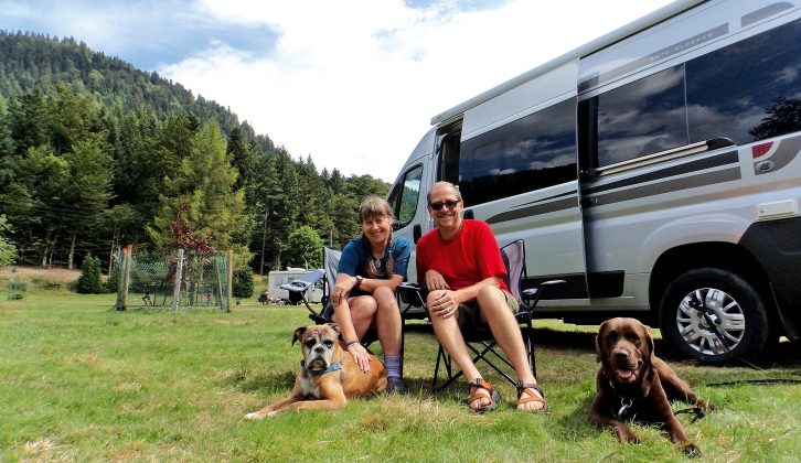 Chrissie and Geoff Crowther worried if their dogs could cope with touring, but there was no need to be concerned