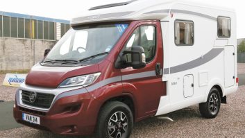 The 2016 Hymer Van 314 is 5.45m (17’8”) long; 2.77m (9’1”) high and 2.22m (7’2”) wide