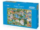You'll have lots of fun completing this Happy Campers Jigsaw Puzzle