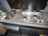 There just room for a two-ring hob and a small sink in the Wellhouse Toyota Noah