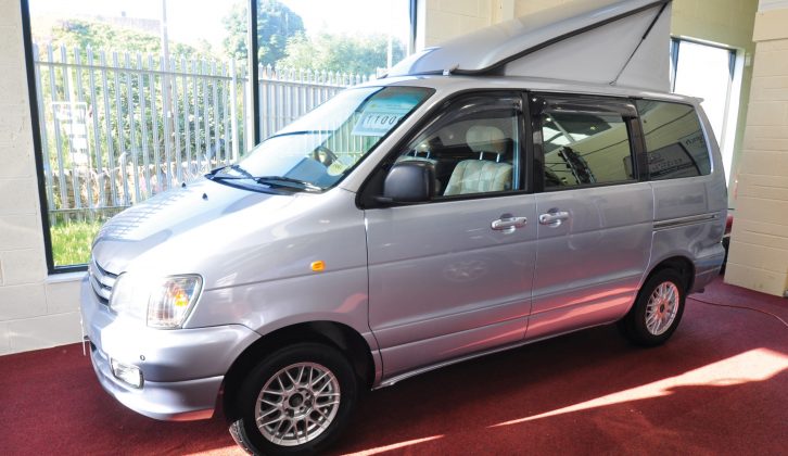The 1998 Wellhouse Toyta Noah is our super saver campervan costing just £11,000