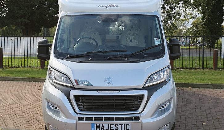 It is powered by a 150bhp, 2.2-litre turbodiesel engine, while LED daytime running lights join the Peugeot Boxer features list for 2016-season Marquis Majestics