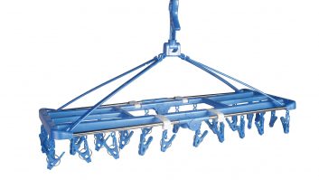 You can fit a surprising amount of laundry on the simple Kampa AC0260 airer's 30 pegs