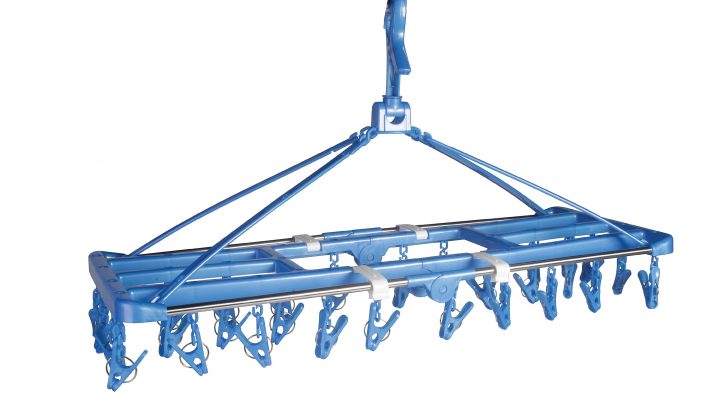 You can fit a surprising amount of laundry on the simple Kampa AC0260 airer's 30 pegs