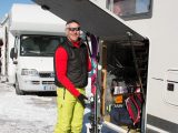 Your 'van needs to be fit for a long, winter tour – the Carthago's ski locker is ideal