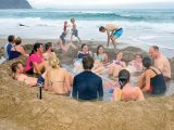 Our New Zealand North Island tour visits this Hot Water Beach on Coromandel Peninsular