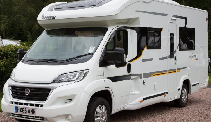 The low-profile four-berth Benimar Mileo 286 costs £51,841 on the road, as tested