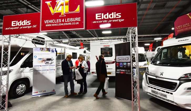 Vehicles 4 Leisure was one of the dealers to have a large stand at EventCity last month