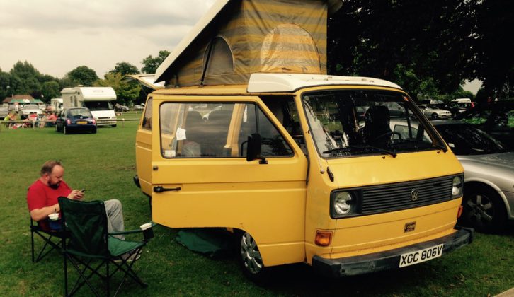 Nigel Donnelly takes his T25 campervan to Runnymede to see how well it's working