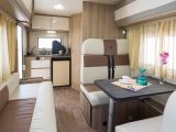 The bright and spacious interior of the Venus 590HL belies its £34,999 price tag – see it soon at the NEC Birmingham