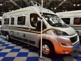 Another 'van making its UK debut at the Scottish show was the new Trigano Tribute 680 two-berth
