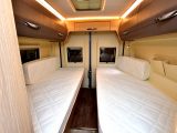 The new Trigano 680 has twin beds with plenty of storage