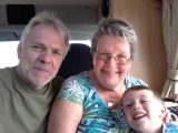 Alan Jenkins and his family feel much safer in their Elddis Autoquest 130 now that they have all-round vision on the road