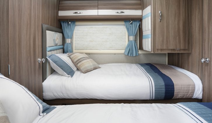 Auto-Sleeper reinterprets Burford layouts in the new Corinium – read more in our blog and see it for yourself at the Caravan, Camping and Motorhome Show at the NEC Birmingham