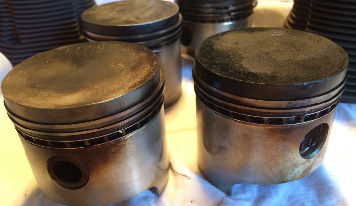 Four new pistons and barrels were just some of the replacement parts required to get Wilma back on the road