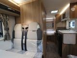 There's a half-dinette lounge, but you can opt for a caravan-style parallel lounge if you prefer