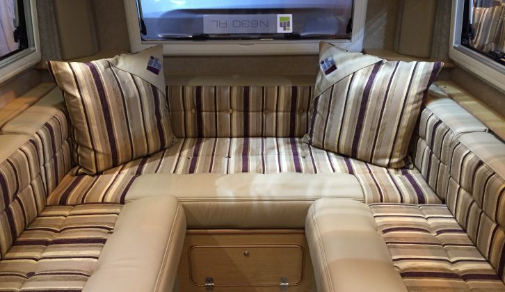 The stand-out feature of the IH N-Class 630 RL is this roomy rear lounge