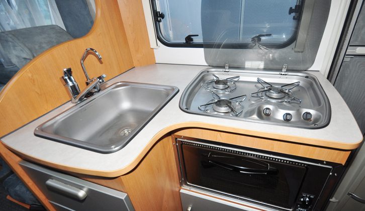 The Pilote's well-specified kitchen boasts a water-purification system next to the main tap