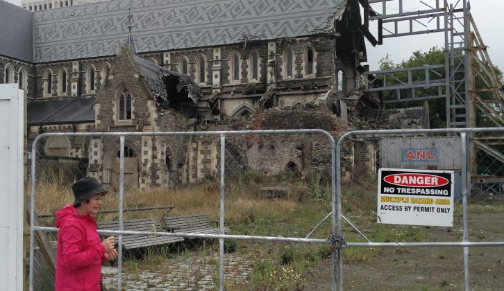 The next stop was Christchurch, where the force of the 2011 earthquake and the resilience of the locals were in evidence