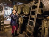 The Somerset Cider Brandy Company at Burrow Hill Farm stores its cider in good old-fashioned barrels