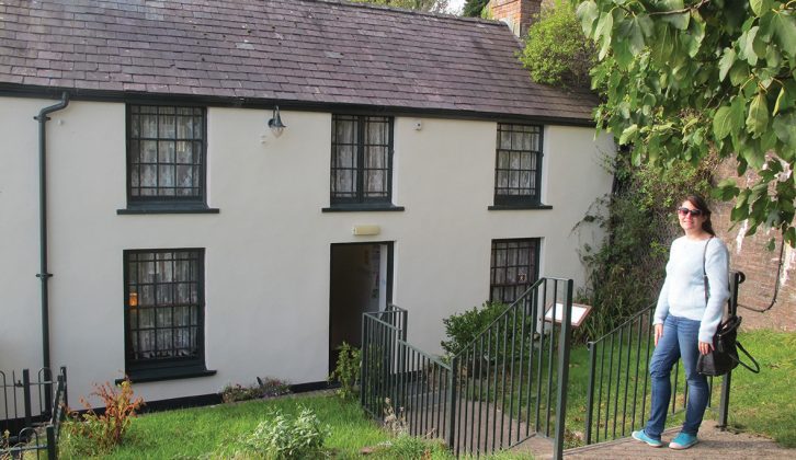 Welsh bard Dylan Thomas lived here in Laugharne