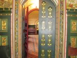 We admired the arched doorways and tiled or painted walls at Castell Coch