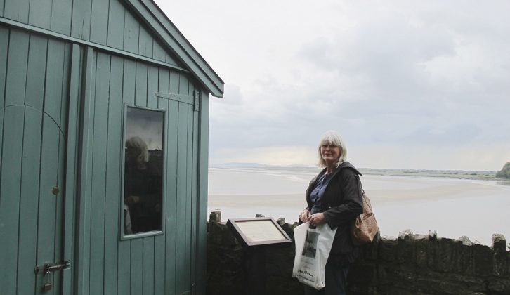 Claudia admired author Dylan Thomas’s Writing Shed