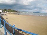 The town of Saundersfoot has a wide, sandy beach