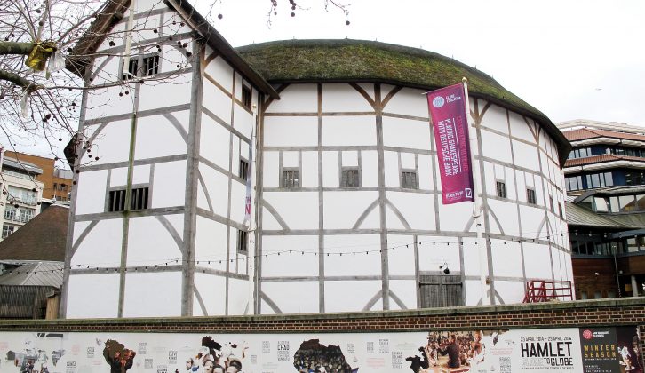 Visit The Globe Theatre, with its museum and café, on London's South Bank