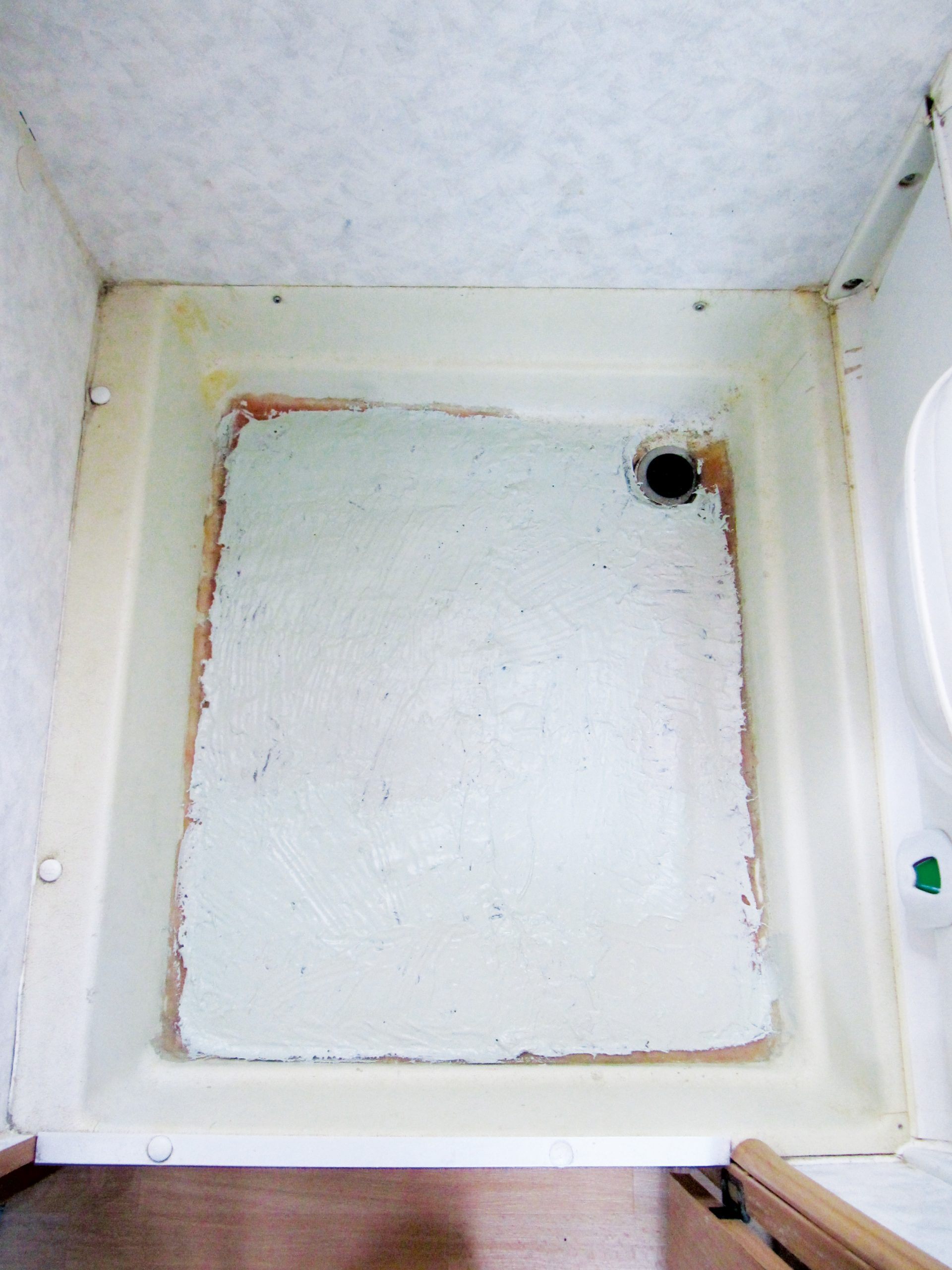 How To Repair A Cracked Shower Tray Practical Motorhome
