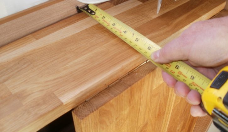 The shelf depth lengthens the table top and allows it to fold flat