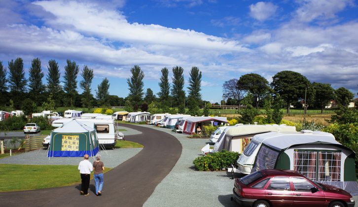 Visit Edinburgh, enjoy the views from the top of Calton Hill and pitch at The Caravan Club's site