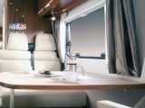 You'll dine in comfort and style in the Hymer Exsis-i range