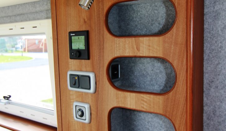 There's not just neat storage here, there's also a permanently live USB socket so you can charge your devices
