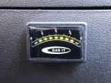 This dashboard gauge shows the level in the 􏰁􏰂25-litre underslung gas tank, which you fill from the nearside filler cap