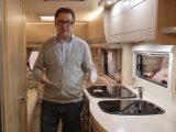 Check out the Elddis Autoquest 195's well-equipped kitchen, with Practical Motorhome's Editor Niall Hampton