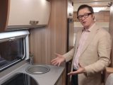 There's a small but well-specced kitchen in this Weinsberg motorhome