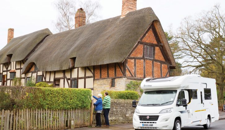 We celebrate Shakespeare's life and visit Anne Hathaway's cottage in the Benimar Mileo 286