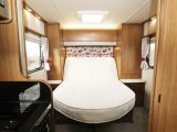 The Auto-Trail Imala 730 has an island bed with a retractable frame