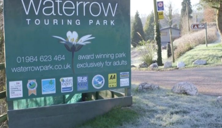 Want to visit Somerset on your next tour? We head to Waterrow Touring Park to see what it offers motorcaravanners