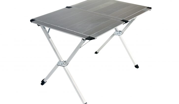 For an aluminium table, the Kampa Prestige Camping Table is super stable