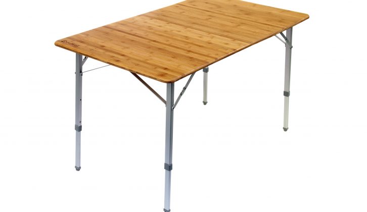 If you love the look of bamboo, check out our Outwell Custer Large camping table review