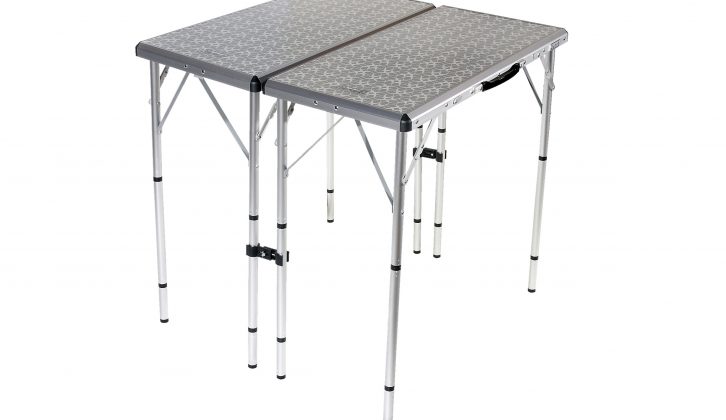 With its adjustable feet and four height options, the Coleman 6 in 1 Camping Table is truly versatile