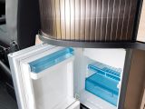 The Danbury Surf's compressor fridge is very accessible and has an ice box