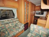 The Tracker is styled like larger Auto-Trail models, with its wardrobe-door design, furniture finish, drinks locker and Truma heater