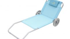 We love trying new ideas, so we couldn't resist testing the Easy Camp Pier sun lounger on wheels!