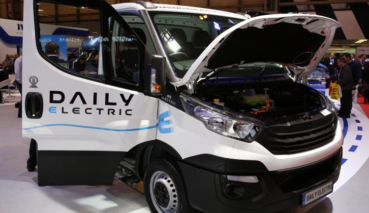 The zero-emissions Iveco Daily Electric, with a range of up to 174 miles, wowed visitors to the NEC this week